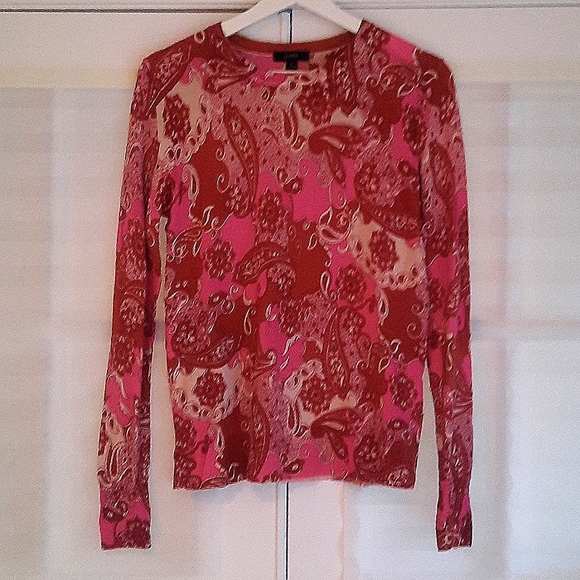 J. Crew Merino paisley sweater - Picture 4 of 4